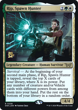 Rip, Spawn Hunter (PRE-228) - Duskmourn: House of Horror Promos Foil - Poke-Collect