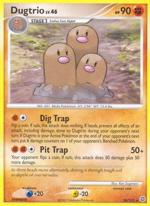 Dugtrio 24/132 - Secret Wonders Reverse Holofoil - Poke-Collect