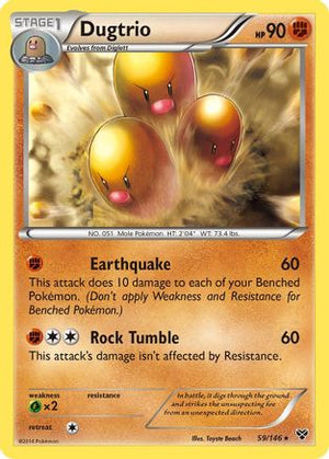 Dugtrio 59/146 - XY Base Set - Poke-Collect