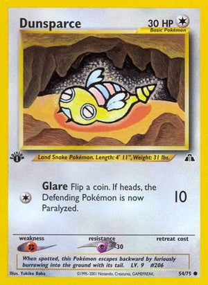 Dunsparce 54/75 - Neo Discovery Unlimited - Poke-Collect