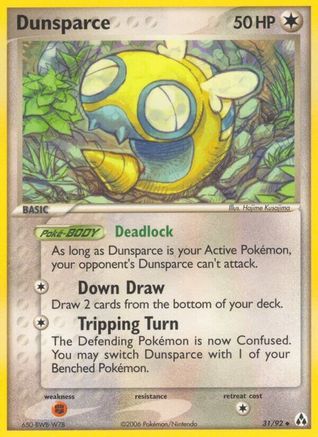 Dunsparce 31/92 - Legend Maker Reverse Holofoil - Poke-Collect