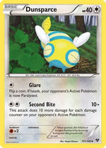 Dunsparce 101/146 - XY Base Set Reverse Holofoil - Poke-Collect