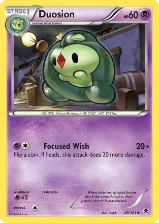 Duosion 43/101 - Plasma Blast - Poke-Collect