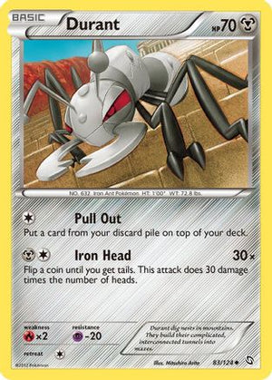 Durant 83/124 - Dragons Exalted Reverse Holofoil - Poke-Collect