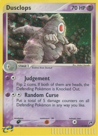 Dusclops 4/100 - Sandstorm Reverse Holofoil - Poke-Collect