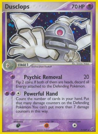 Dusclops 7/107 - Deoxys Reverse Holofoil - Poke-Collect