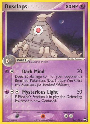 Dusclops 14/108 - Power Keepers Reverse Holofoil - Poke-Collect