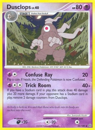 Dusclops (35) 35/100 - Stormfront Reverse Holofoil - Poke-Collect