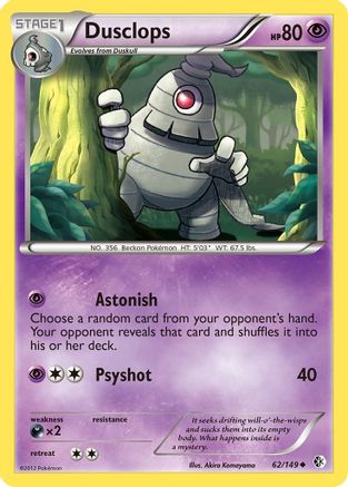 Dusclops 62/149 - Boundaries Crossed - Poke-Collect