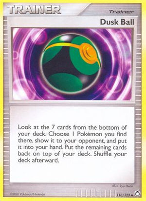 Dusk Ball 110/123 - Mysterious Treasures Reverse Holofoil - Poke-Collect