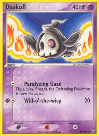 Duskull 58/107 - Deoxys Reverse Holofoil - Poke-Collect