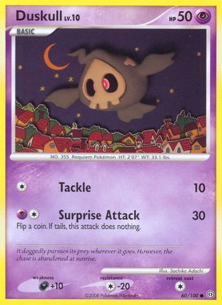 Duskull 60/100 - Stormfront Reverse Holofoil - Poke-Collect