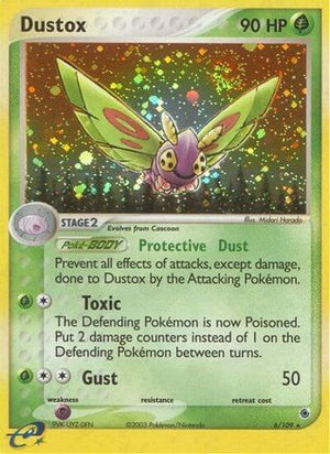 Dustox 6/109 - Ruby & Sapphire Reverse Holofoil - Poke-Collect