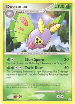Dustox 25/130 - Diamond & Pearl Reverse Holofoil - Poke-Collect