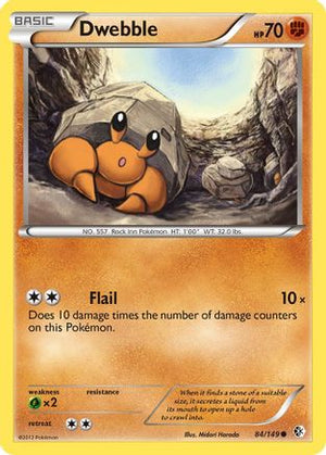 Dwebble 84/149 - Boundaries Crossed Reverse Holofoil - Poke-Collect