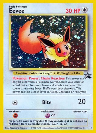 Eevee 11/53 - Wizards Black Star Promos Holofoil - Poke-Collect