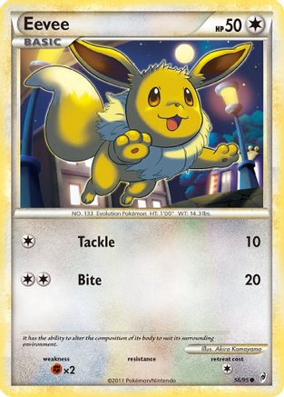 Eevee 56/95 - Call of Legends Reverse Holofoil - Poke-Collect