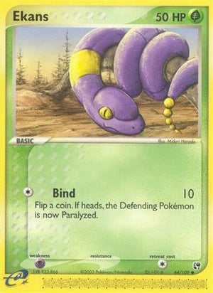 Ekans 64/100 - Sandstorm Reverse Holofoil