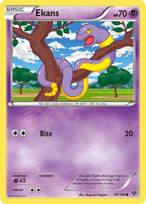 Ekans 47/146 - XY - Poke-Collect