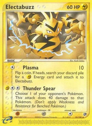 Electabuzz 35/100 - Sandstorm Reverse Holofoil