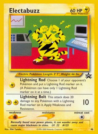 Electabuzz 46/53 - Wizards Black Star Promos - Poke-Collect