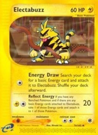 Electabuzz 76/165 - Expedition Base Set Reverse Holofoil - Poke-Collect