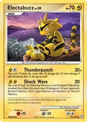 Electabuzz 81/130 - Diamond & Pearl Reverse Holofoil - Poke-Collect