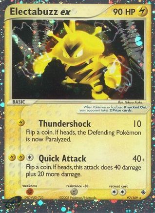 Electabuzz ex 97/109 - Ruby and Sapphire Holofoil - Poke-Collect
