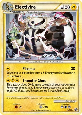Electivire 20/102 - Triumphant Reverse Holofoil - Poke-Collect