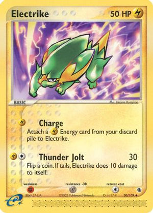 Electrike 30/109 - Ruby & Sapphire - Poke-Collect