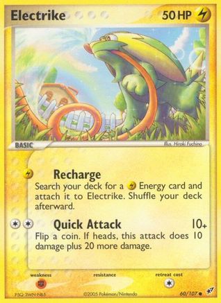 Electrike - 060/107 60/107 - Deoxys Reverse Holofoil - Poke-Collect