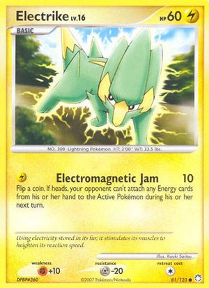 Electrike 81/123 - Mysterious Treasures Reverse Holofoil - Poke-Collect