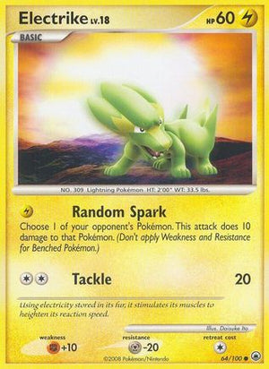 Electrike 64/100 - Majestic Dawn Reverse Holofoil - Poke-Collect