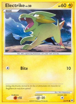 Electrike (63) 63/99 - Arceus Reverse Holofoil