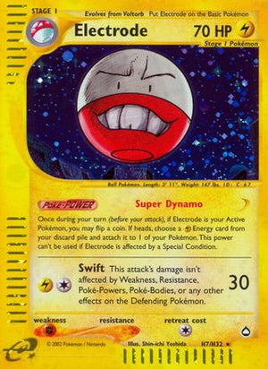Electrode H7/147 - Aquapolis Holofoil - Poke-Collect