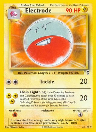 Electrode 22/110 - Legendary Collection Reverse Holofoil - Poke-Collect