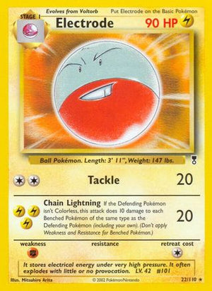 Electrode 22/110 - Legendary Collection Reverse Holofoil - Poke-Collect