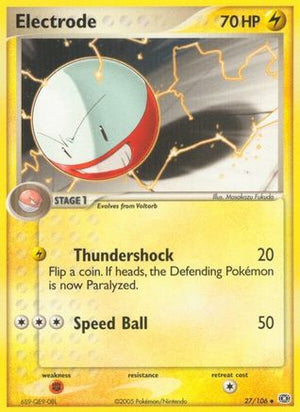Electrode 27/106 - Emerald Reverse Holofoil - Poke-Collect