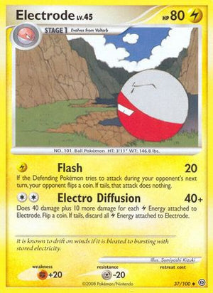 Electrode (37) 37/100 - Stormfront Reverse Holofoil