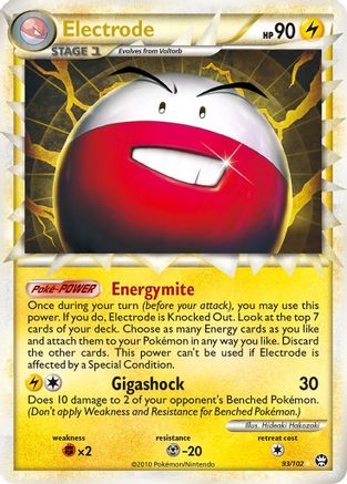 Electrode 93/102 - HSTriumphant Holofoil - Poke-Collect