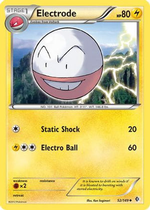 Electrode 52/149 - Boundaries Crossed Reverse Holofoil - Poke-Collect