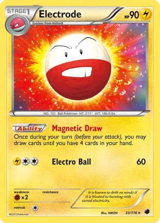 Electrode 33/116 - Plasma Freeze Holofoil - Poke-Collect