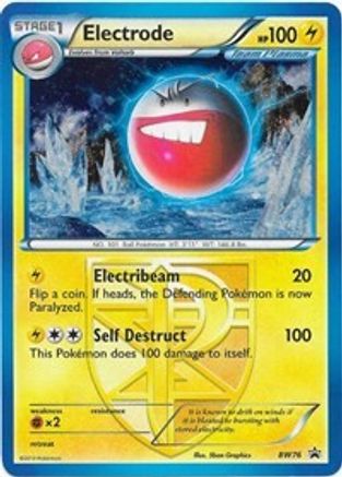 Electrode (Team Plasma) - BW76 BW76/101 - Black and White Promos Holofoil - Poke-Collect
