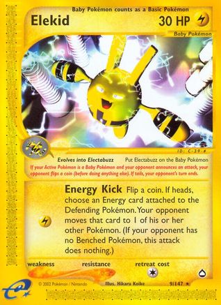 Elekid 9/147 - Aquapolis - Poke-Collect