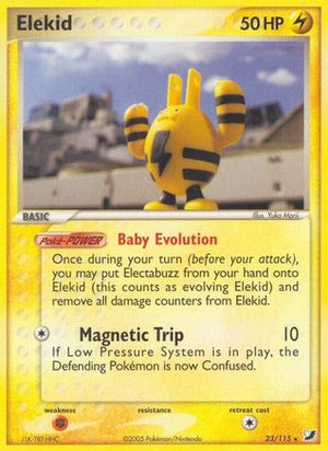 Elekid 23/115 - Unseen Forces - Poke-Collect
