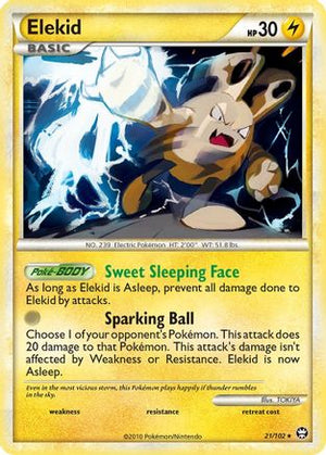 Elekid 21/102 - HSTriumphant Reverse Holofoil - Poke-Collect