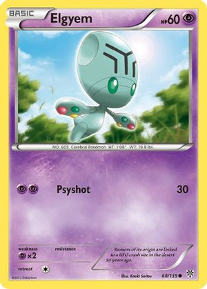 Elgyem 68/135 - Plasma Storm - Poke-Collect