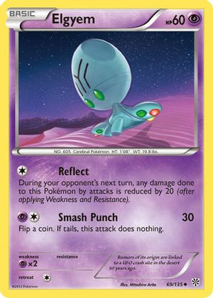 Elgyem 69/135 - Plasma Storm Reverse Holofoil - Poke-Collect