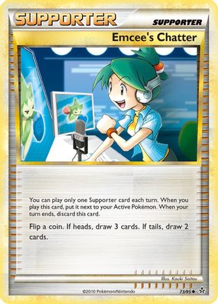 Emcee's Chatter 73/95 - Unleashed Reverse Holofoil - Poke-Collect