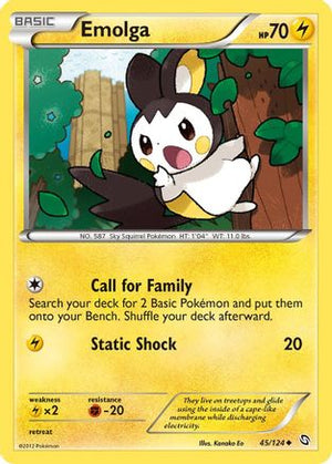 Emolga 45/124 - Dragons Exalted - Poke-Collect
